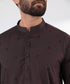 Embroidered Dobby Kurta